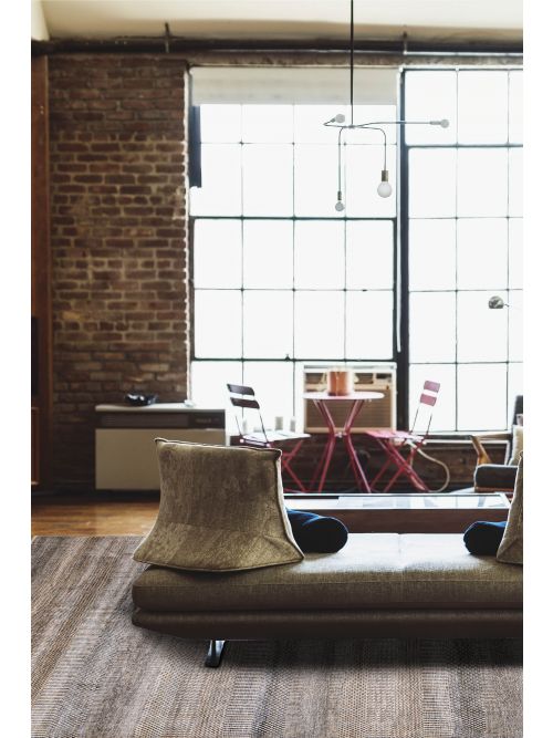 Indian Finest Silk Shadow 8'2" x 10'3" Hand-knotted Silk & Wool Rug 