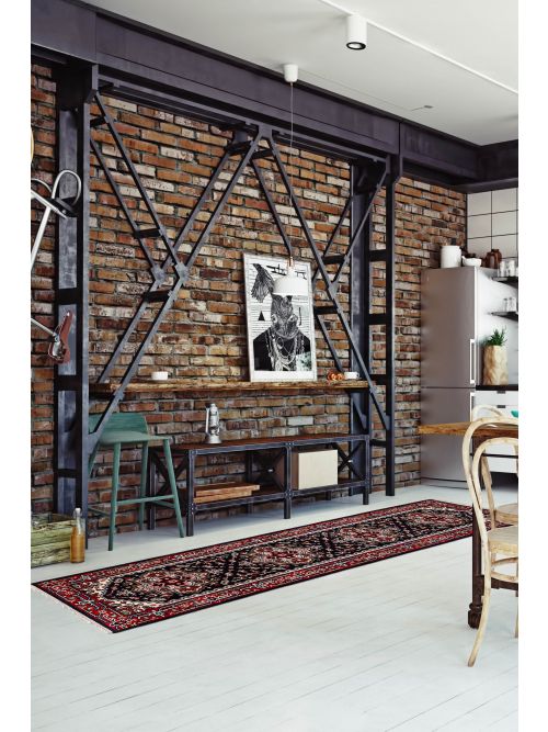 Indian Serapi Heritage 2'6" x 11'9" Hand-knotted Wool Runner Rug 