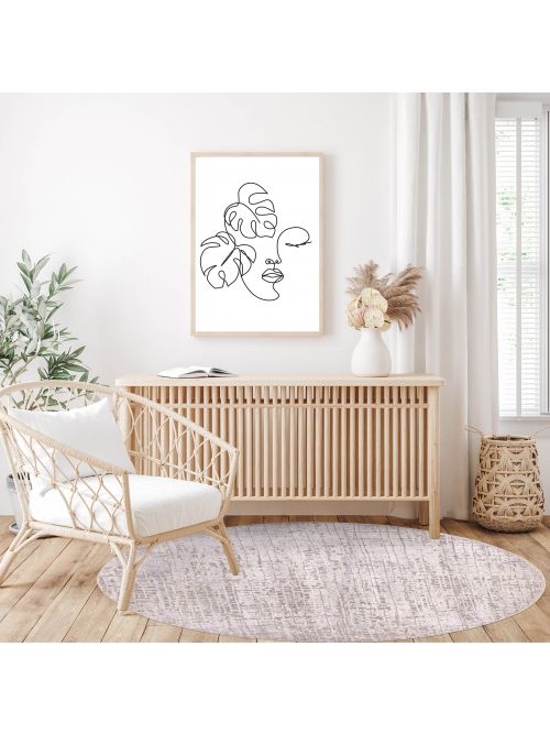 Indian Legacy 5'11" x 5'11" Hand-knotted Silk & Wool Rug 