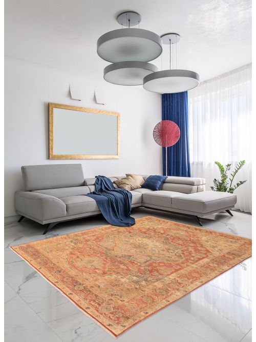 Indian Jules Serapi 9'3" x 11'11" Hand-knotted Wool Rug 