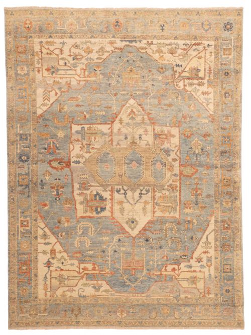 Indian Jules Serapi 8'11" x 11'8" Hand-knotted Wool Rug 