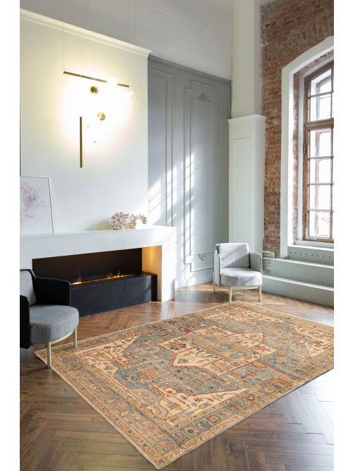 Indian Jules Serapi 8'11" x 11'8" Hand-knotted Wool Rug 