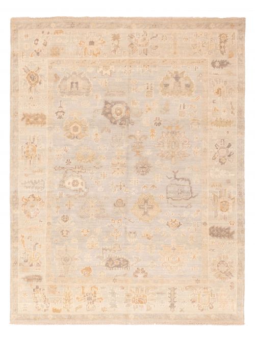 Kavya Oushak 7'11" x 9'11" Hand-knotted Wool Rug 