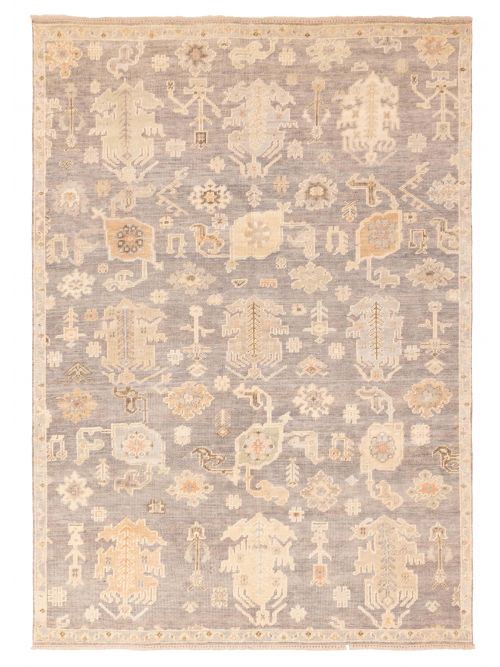 Kavya Oushak 7'11" x 9'10" Hand-knotted Wool Rug 