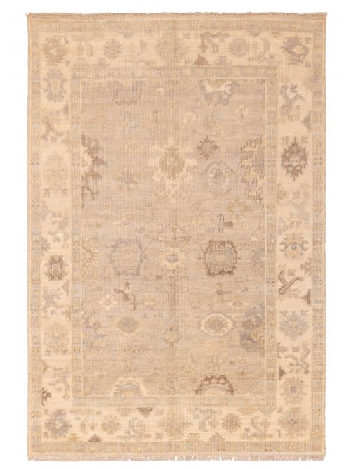 Kavya Oushak 5'11" x 8'10" Hand-knotted Wool Rug 