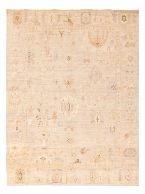 Kavya Oushak 9'1" x 12'1" Hand-knotted Wool Rug 
