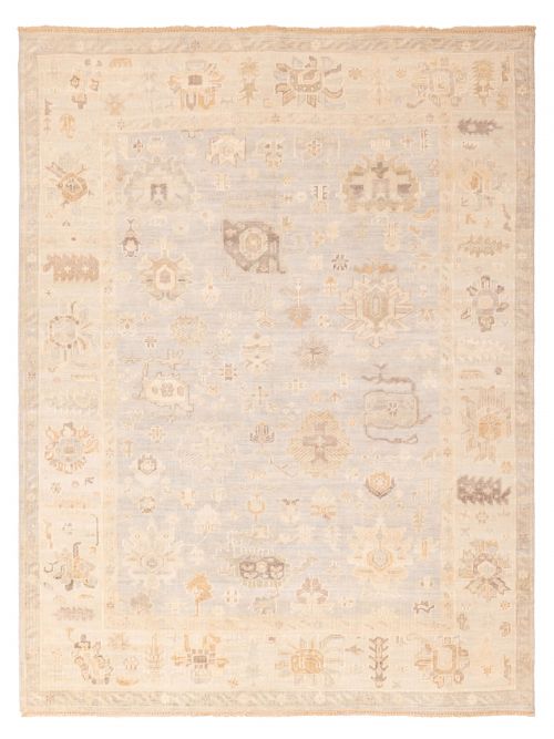 Kavya Oushak 9'0" x 11'9" Hand-knotted Wool Rug 