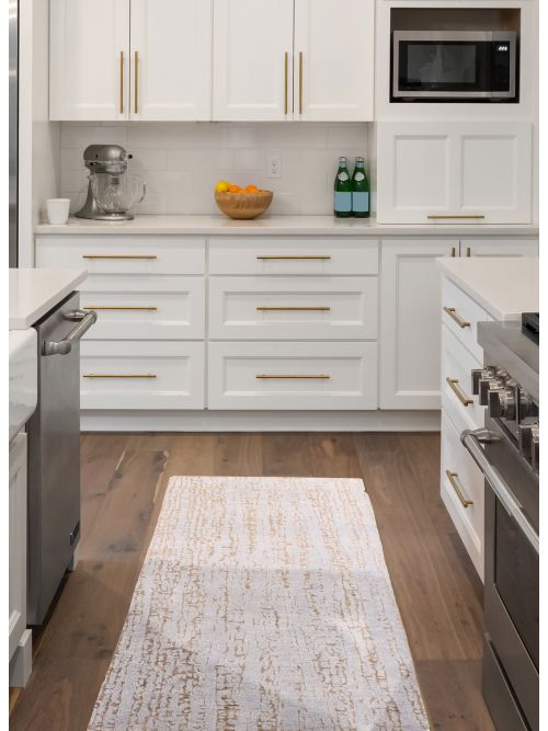 Indian Legacy 2'5" x 11'11" Hand-knotted Silk & Wool Runner Rug 