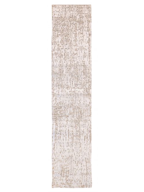 Indian Legacy 2'6" x 11'10" Hand-knotted Silk & Wool Runner Rug 