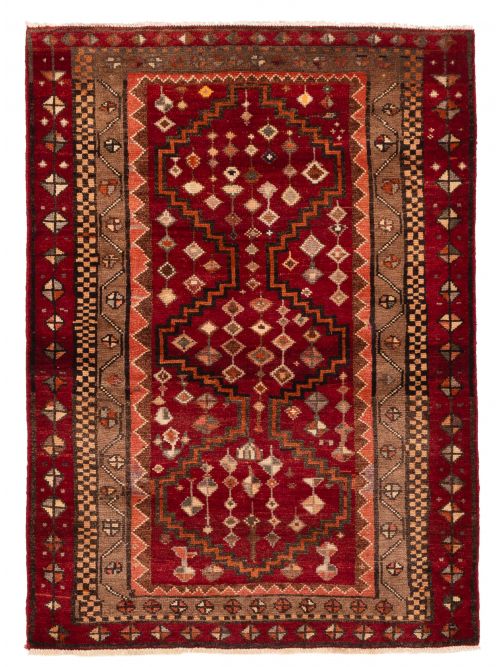 Persian Style 4'6" x 6'2" Hand-knotted Wool Rug 
