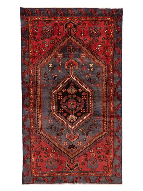 Persian Style 3'11" x 7'0" Hand-knotted Wool Rug 