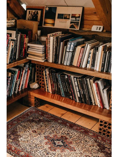 Persian Style 4'7" x 6'3" Hand-knotted Wool Rug 
