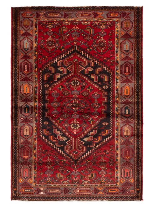 Persian Style 4'5" x 6'6" Hand-knotted Wool Rug 