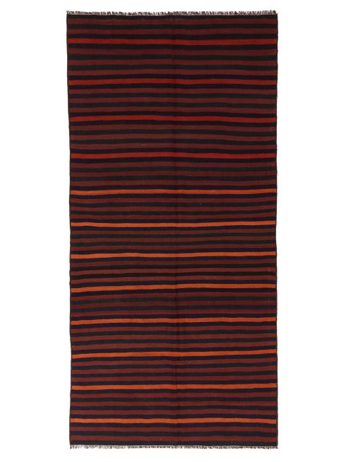 Kilim boho 5'7" x 12'0" en laine