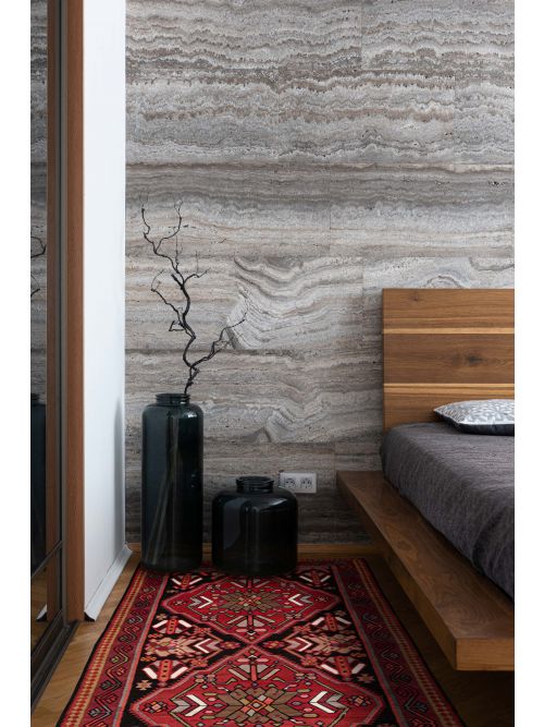 Turkish Kashkoli 5'9" x 13'3" Flat-Weave Wool Kilim 