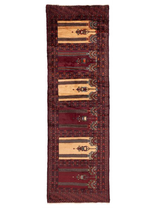 Pakistani Finest Peshawar Bokhara 2'1" x 6'11" Hand-knotted Wool Runner Rug 