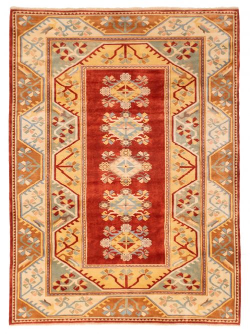 Turkish Authentic Oushak 6'9" x 9'1" Hand-knotted Wool Rug 
