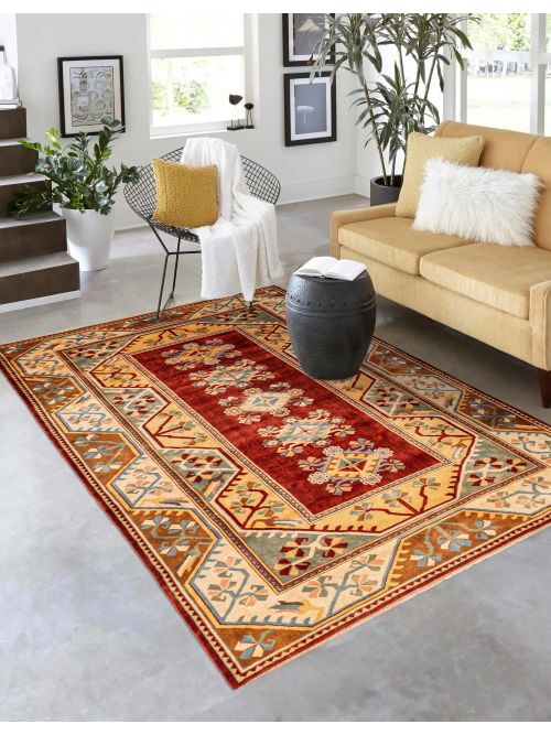 Turkish Authentic Oushak 6'9" x 9'1" Hand-knotted Wool Rug 