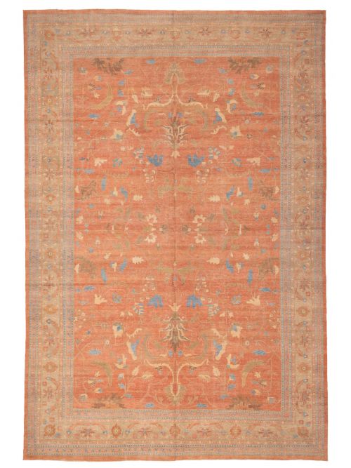 Tapis peshawar oushak 11'10" x 17'5" en laine