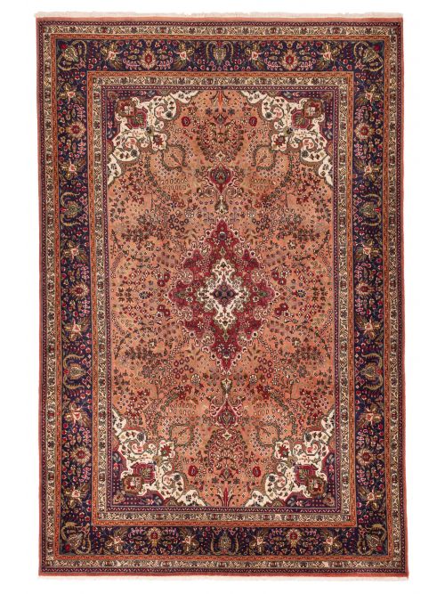 Persian Tabriz 6'5" x 9'10" Hand-knotted Wool Rug 
