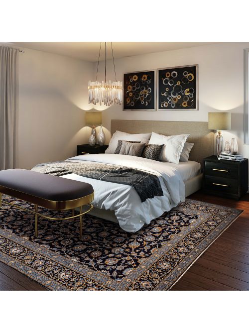 Persian Kashan 10'10" x 14'2" Hand-knotted Wool Rug 