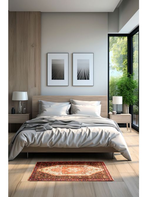 Tapis style persan 2'4" x 3'8" en laine