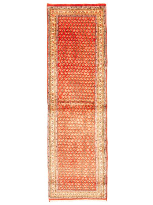 Persian Style 2'6" x 8'9" Hand-knotted Wool Runner Rug 