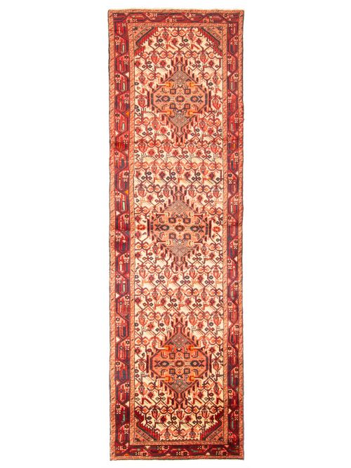 Persian Style 2'6" x 8'8" Hand-knotted Wool Runner Rug 