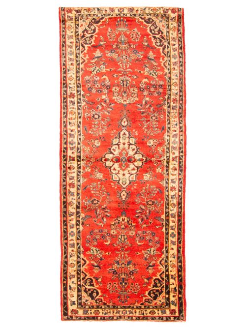 Persian Style 3'3" x 8'10" Hand-knotted Wool Runner Rug 