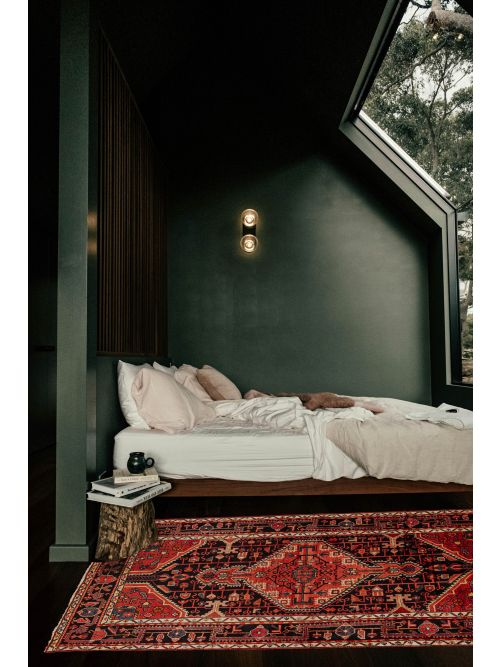 Tapis style persan 3'11" x 7'3" en laine