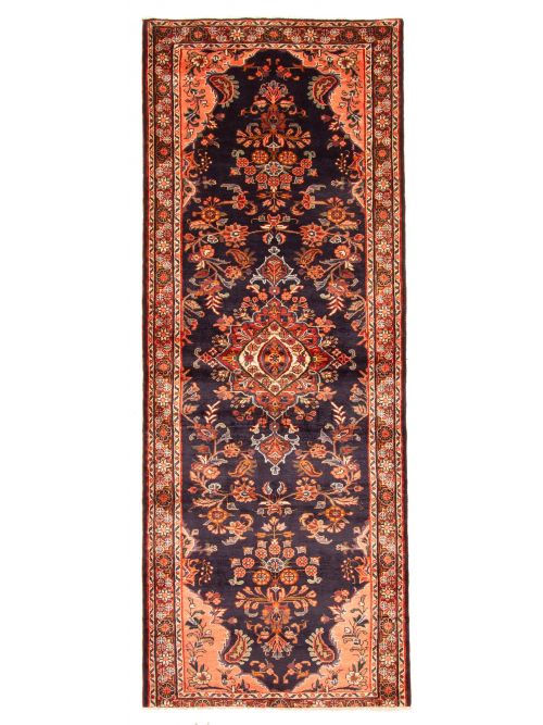 Persian Style 3'5" x 9'2" Hand-knotted Wool Runner Rug 