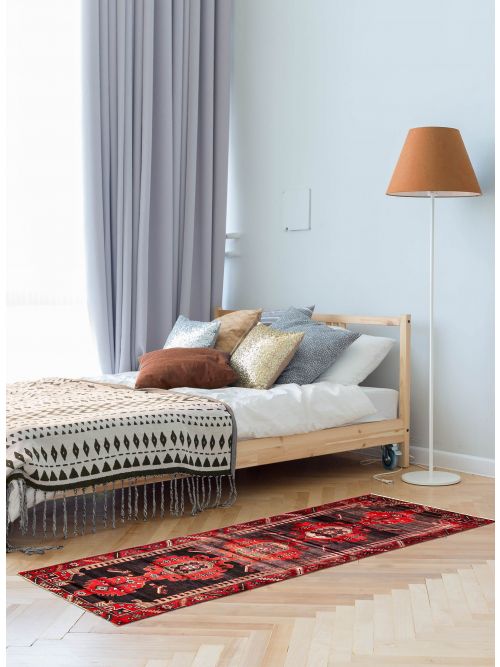 Tapis style persan 3'4" x 9'3" en laine