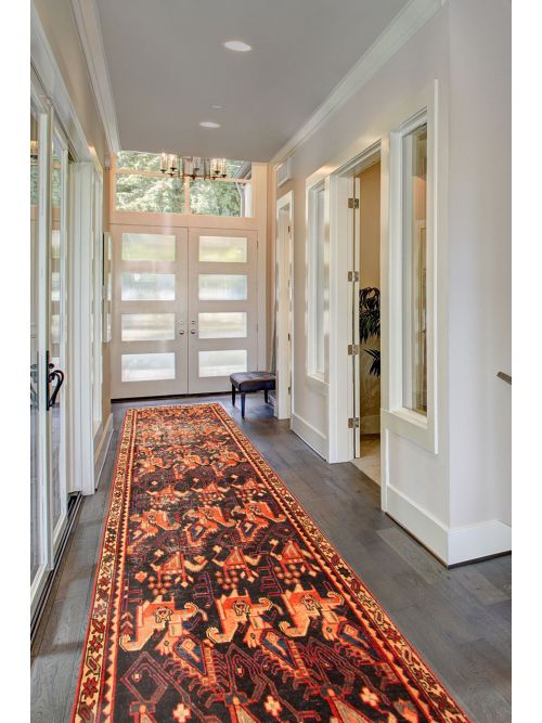 Tapis style persan 3'5" x 9'11" en laine