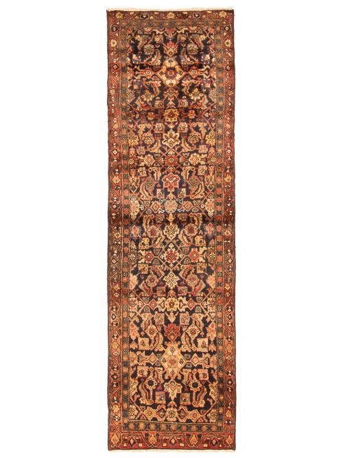 Persian Style 2'8" x 9'3" Hand-knotted Wool Runner Rug 