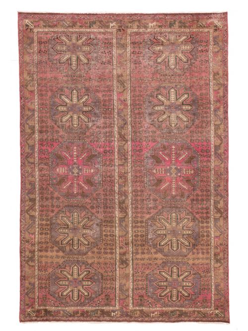 Persian Style 6'8" x 10'0" Hand-knotted Wool Rug 