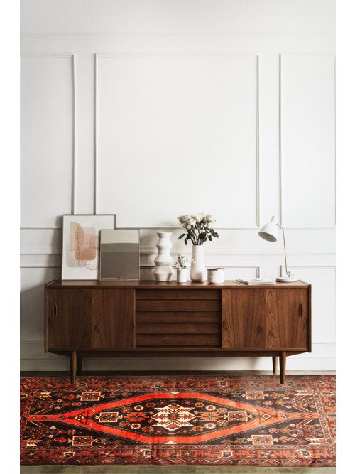 Tapis style persan 4'5" x 7'2" en laine