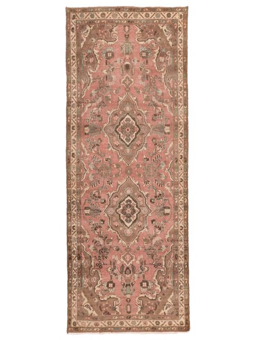 Persian Style 3'3" x 9'1" Hand-knotted Wool Runner Rug 