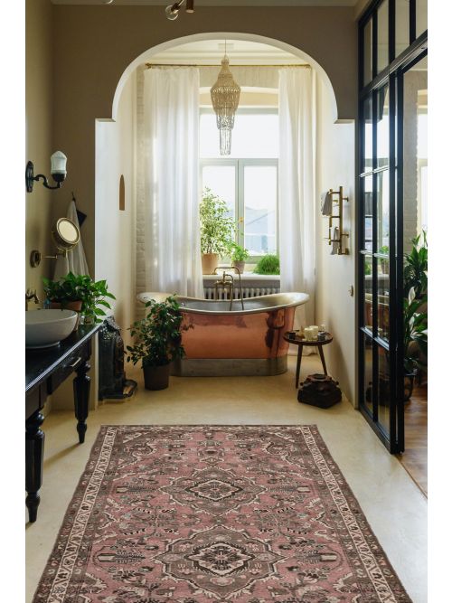 Persian Style 3'3" x 9'1" Hand-knotted Wool Runner Rug 