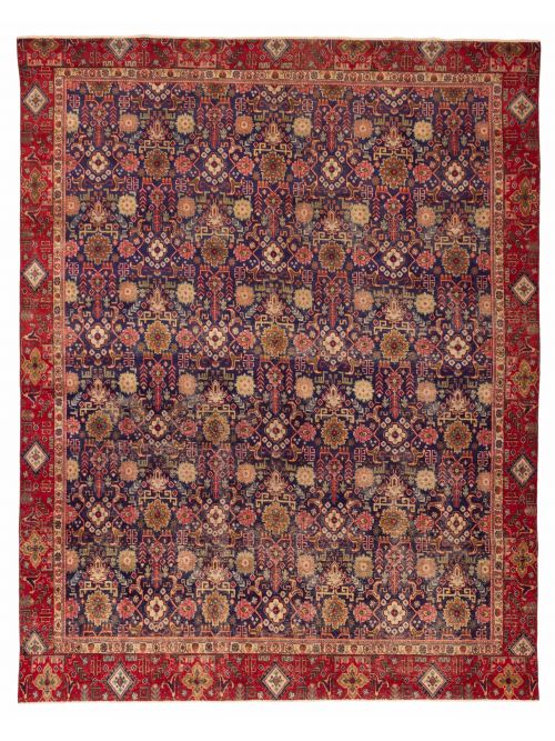 Persian Style 9'1" x 11'6" Hand-knotted Wool Rug 