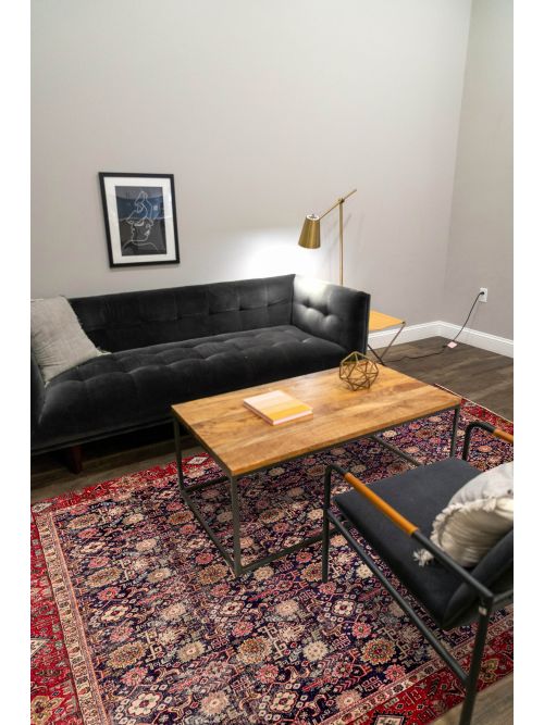 Persian Style 9'1" x 11'6" Hand-knotted Wool Rug 