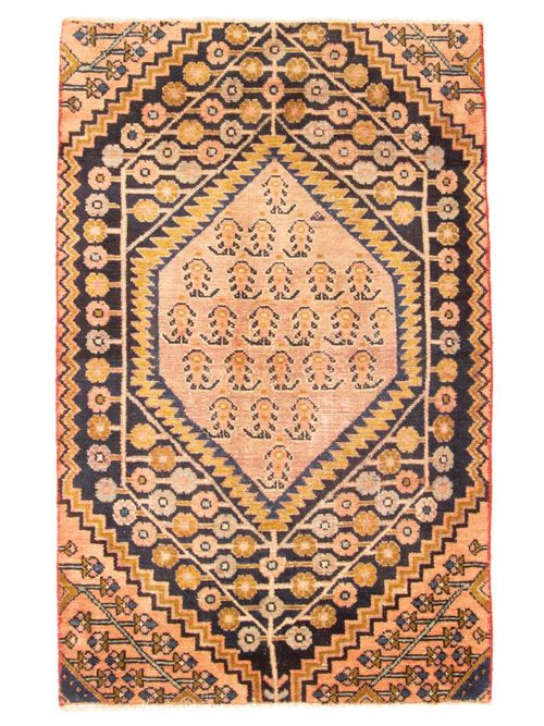 Tapis style persan 3'4" x 5'2" en laine