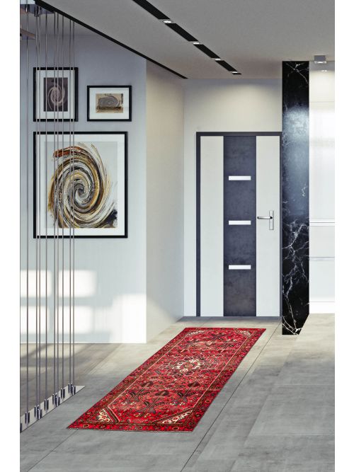Tapis style persan 4'4" x 9'5" en laine