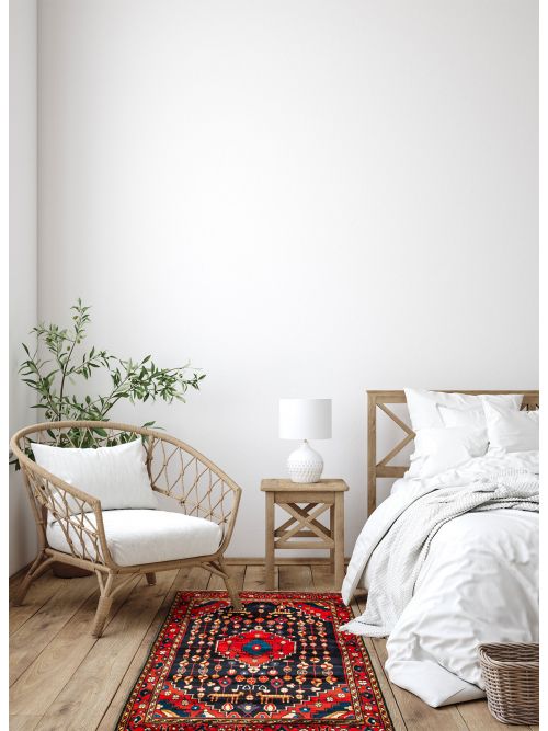Tapis style persan 4'6" x 7'4" en laine
