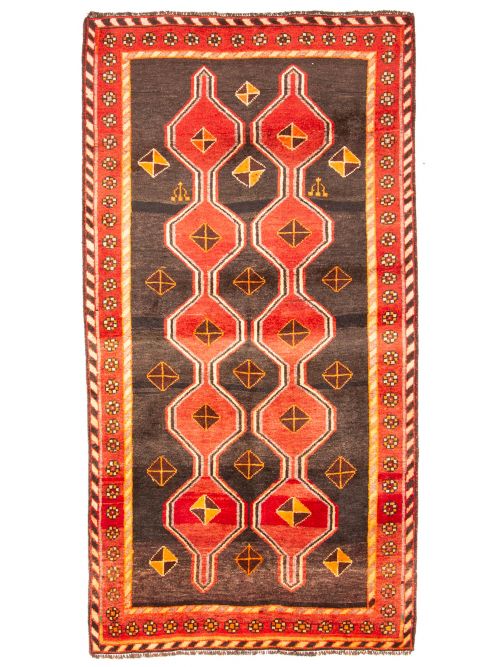 Tapis melis vintage 3'10" x 7'7" en laine