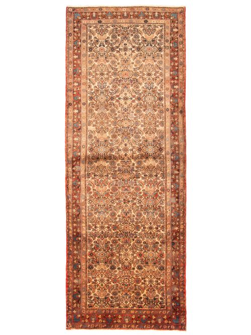 Persian Style Hand-knotted Wool Runner Rug, 112 x 310 cm