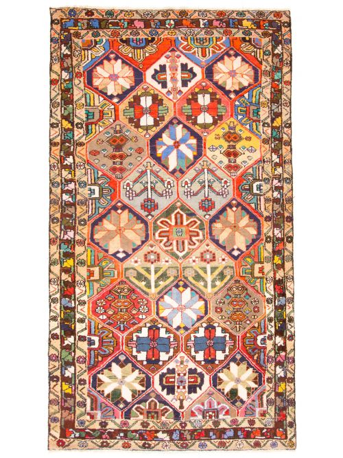 Persian Style 5'7" x 10'5" Hand-knotted Wool Rug 