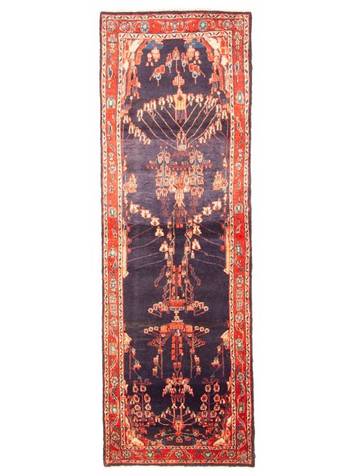 Persian Style Hand-knotted Wool Runner Rug, 84 x 259 cm