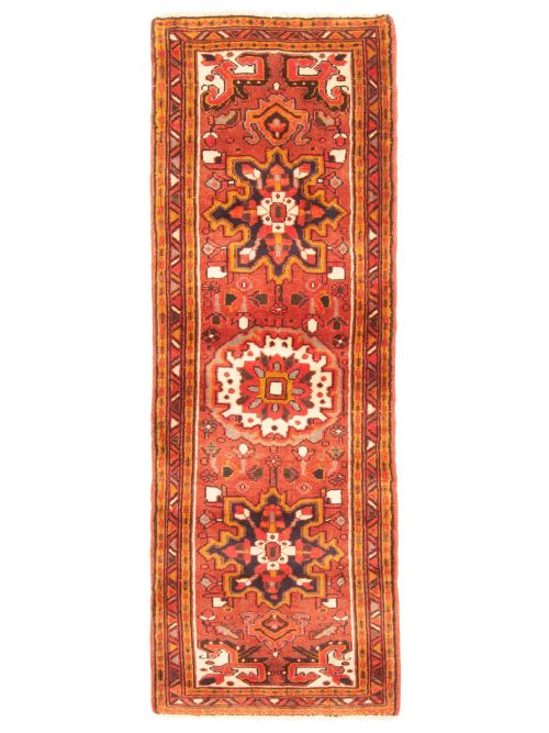 Persian Style 2'1" x 6'1" Hand-knotted Wool Runner Rug 