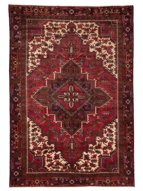 Persian Style 7'8" x 11'0" Hand-knotted Wool Rug 