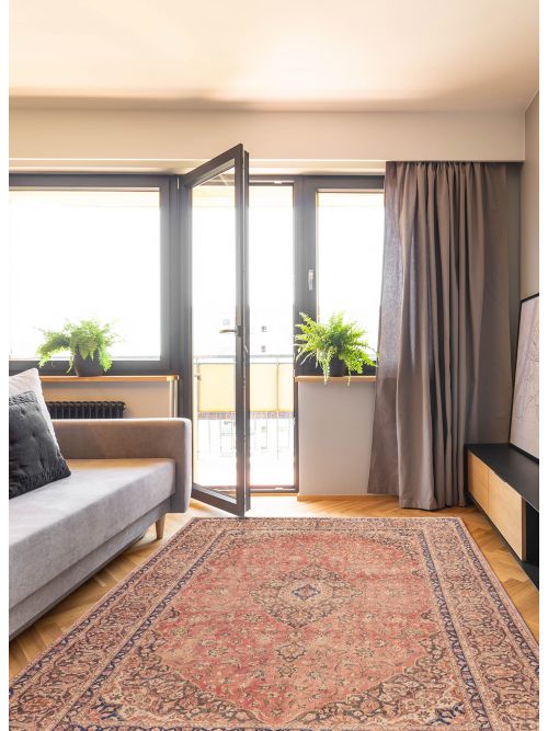 Antalya Vintage 9'4" x 12'8" Hand-knotted Wool Rug 